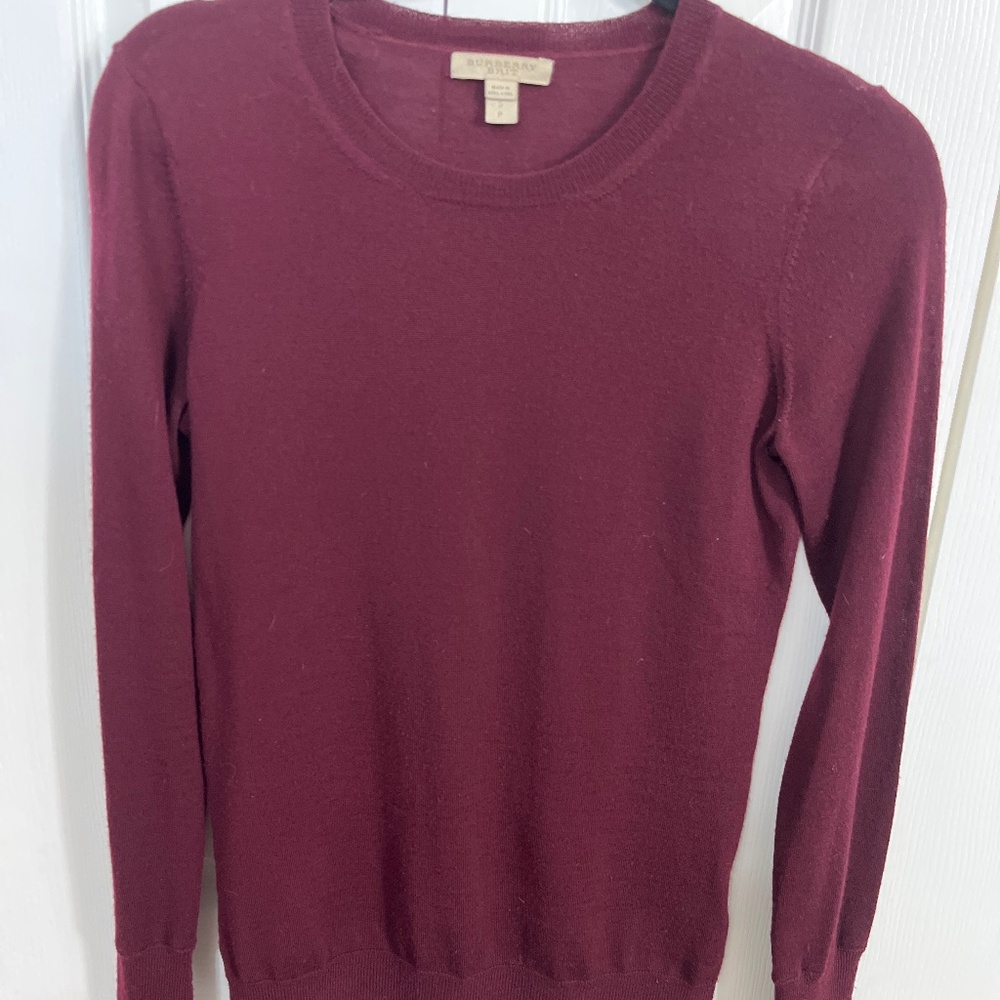 Burberry Brit wool crew neck sweater